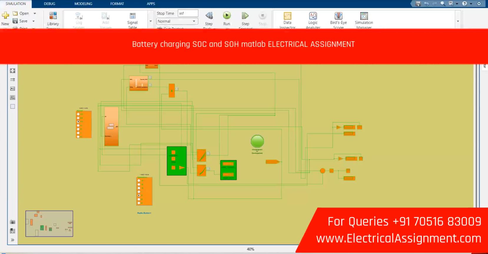 Battery Charging SOC and SOH MATLAB Simulink Simulation for EV screenshot 3
